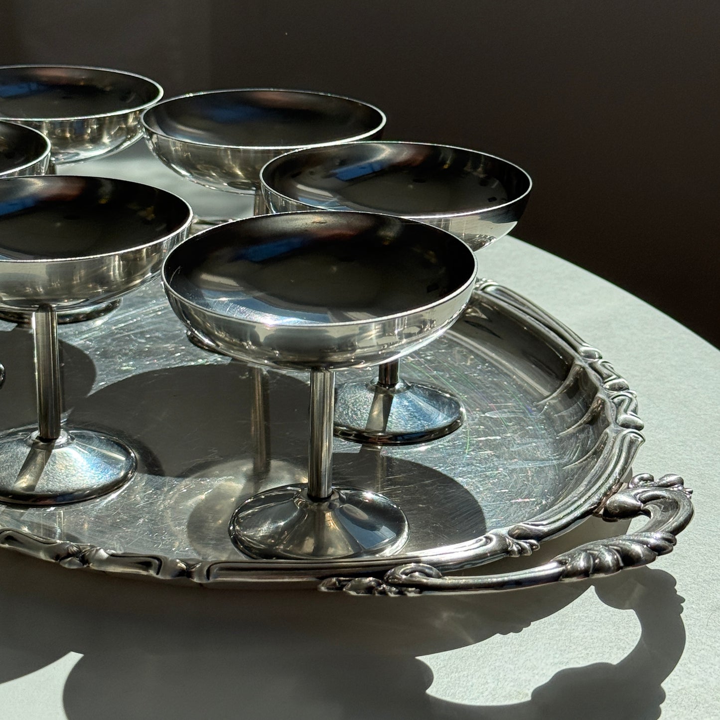 Franske dessertskåle / champagne glas