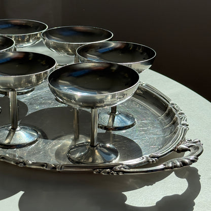 Franske dessertskåle / champagne glas