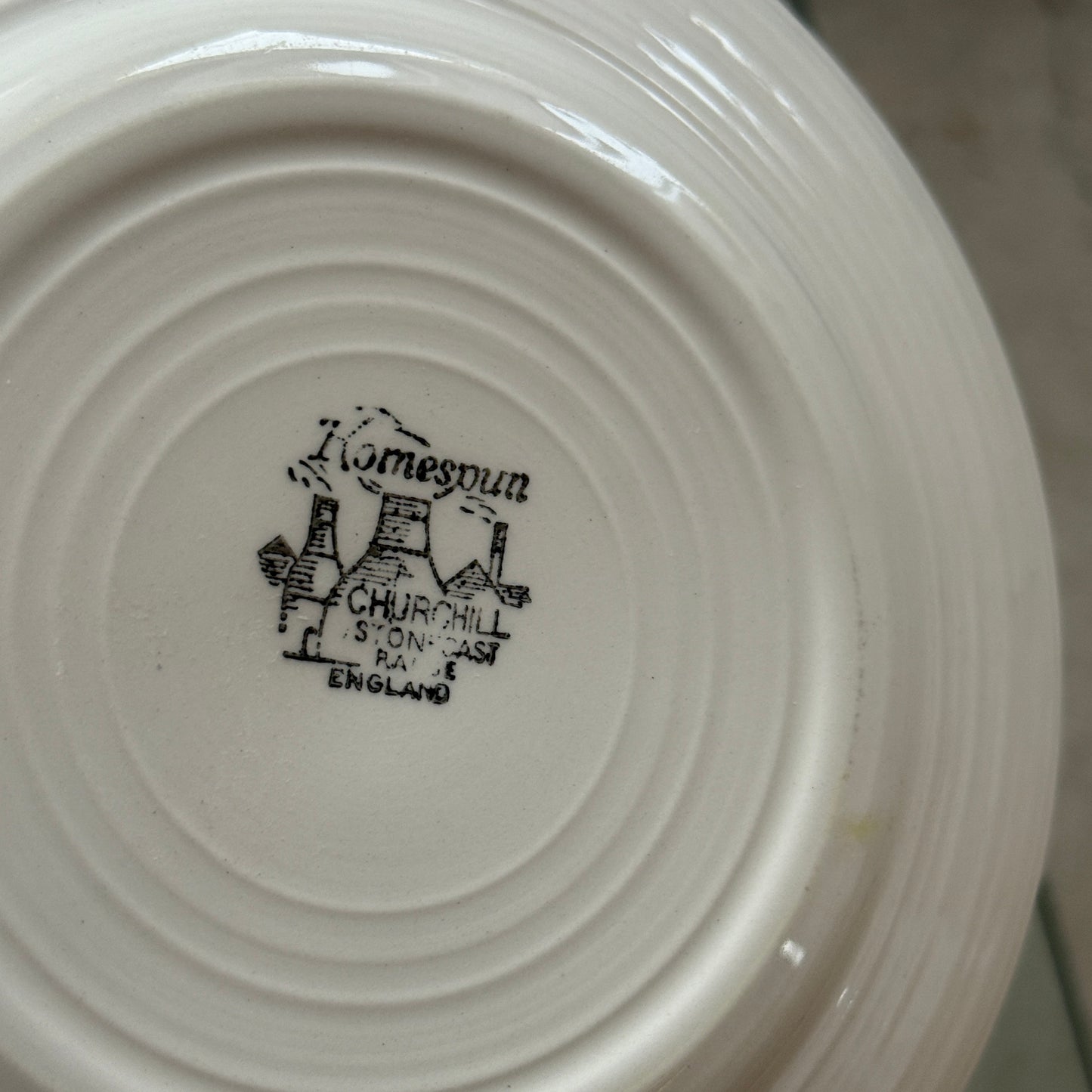 Engelske desserttallerkner, 5 stk.