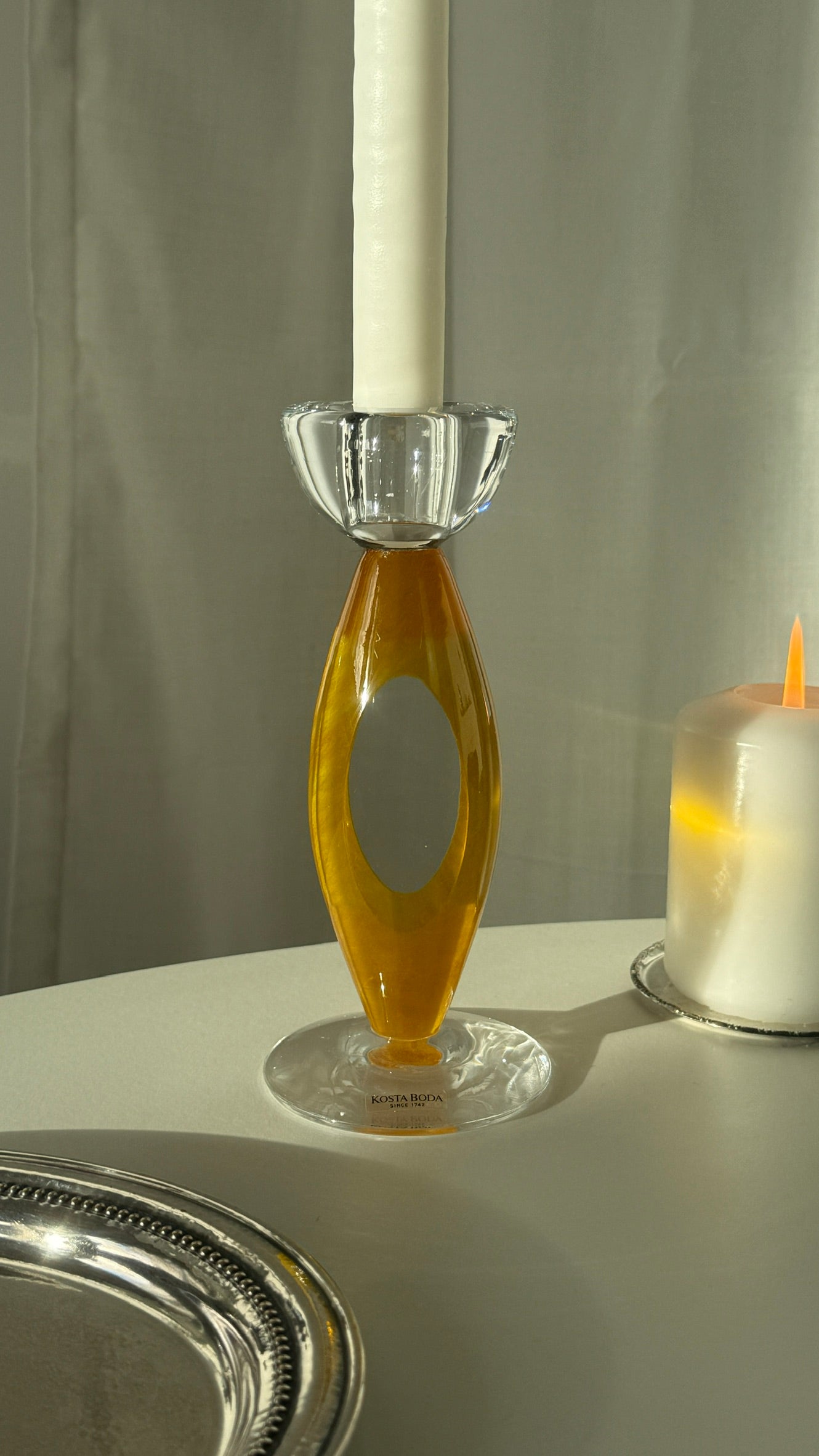 Kosta Boda lysestage - 'LOOK' / Ann Wåhlström