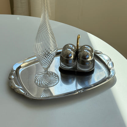 Italiensk fad i rustfrit stål