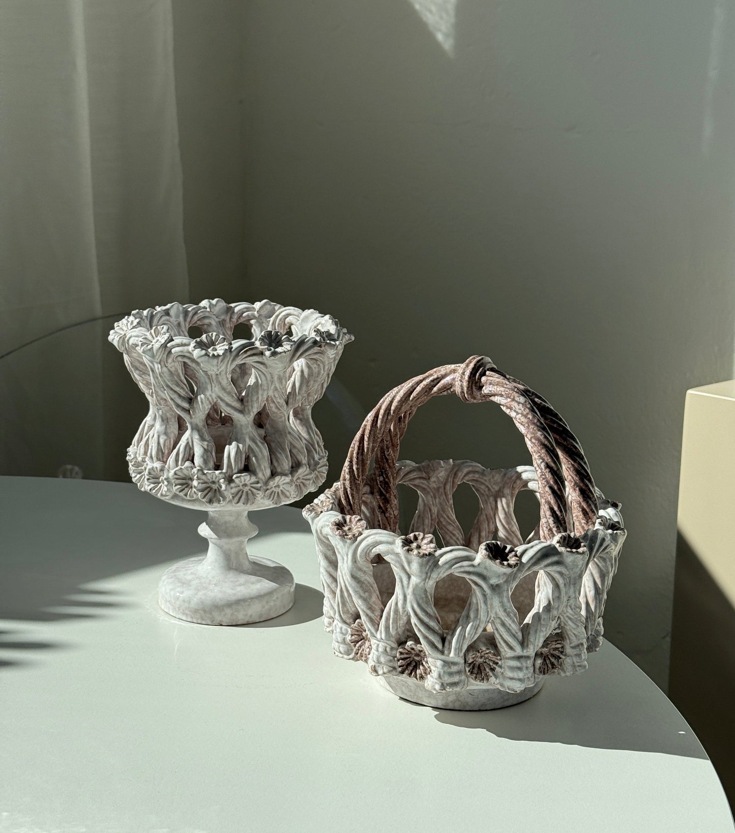 Italiensk keramik krukker