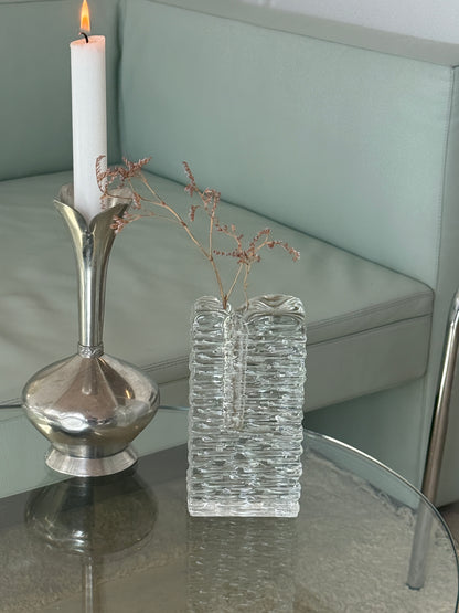 Solifleur vase, struktureret glas