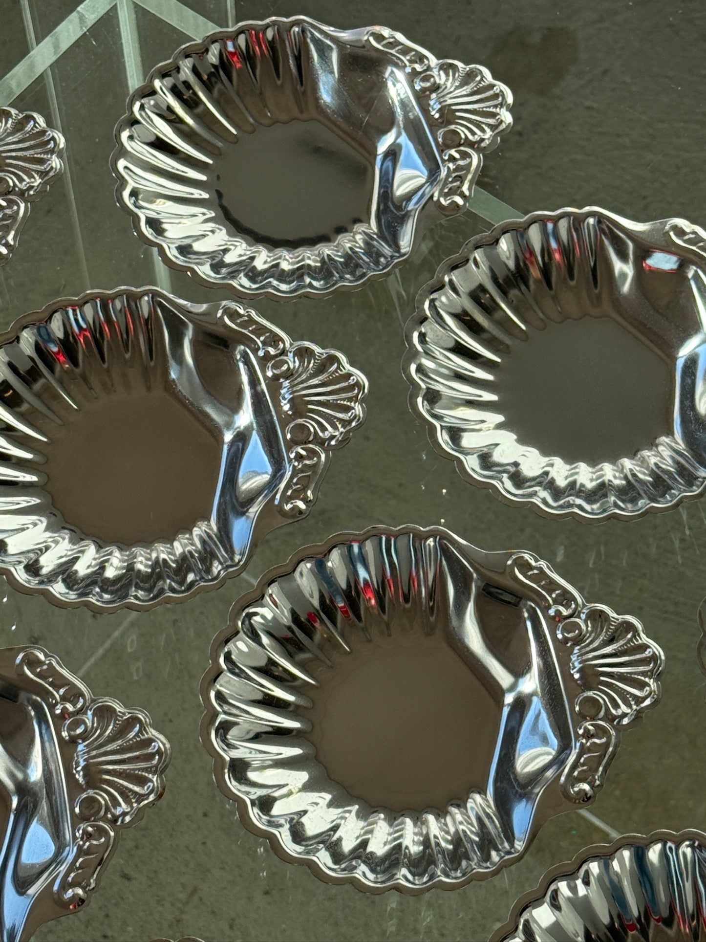 Muslingeformet asietter fra Frankrig