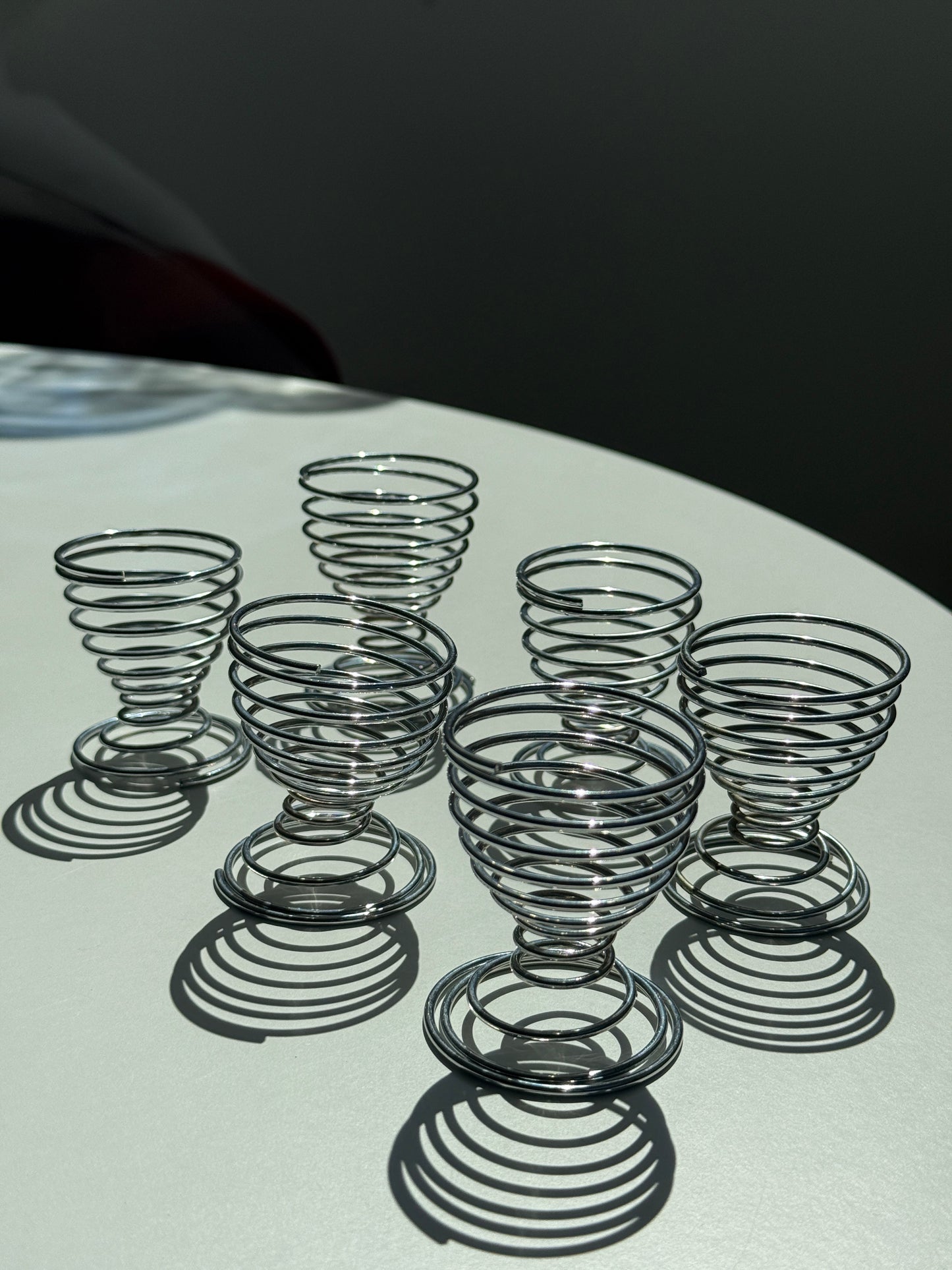 Spiral æggebægre, 6 stk.