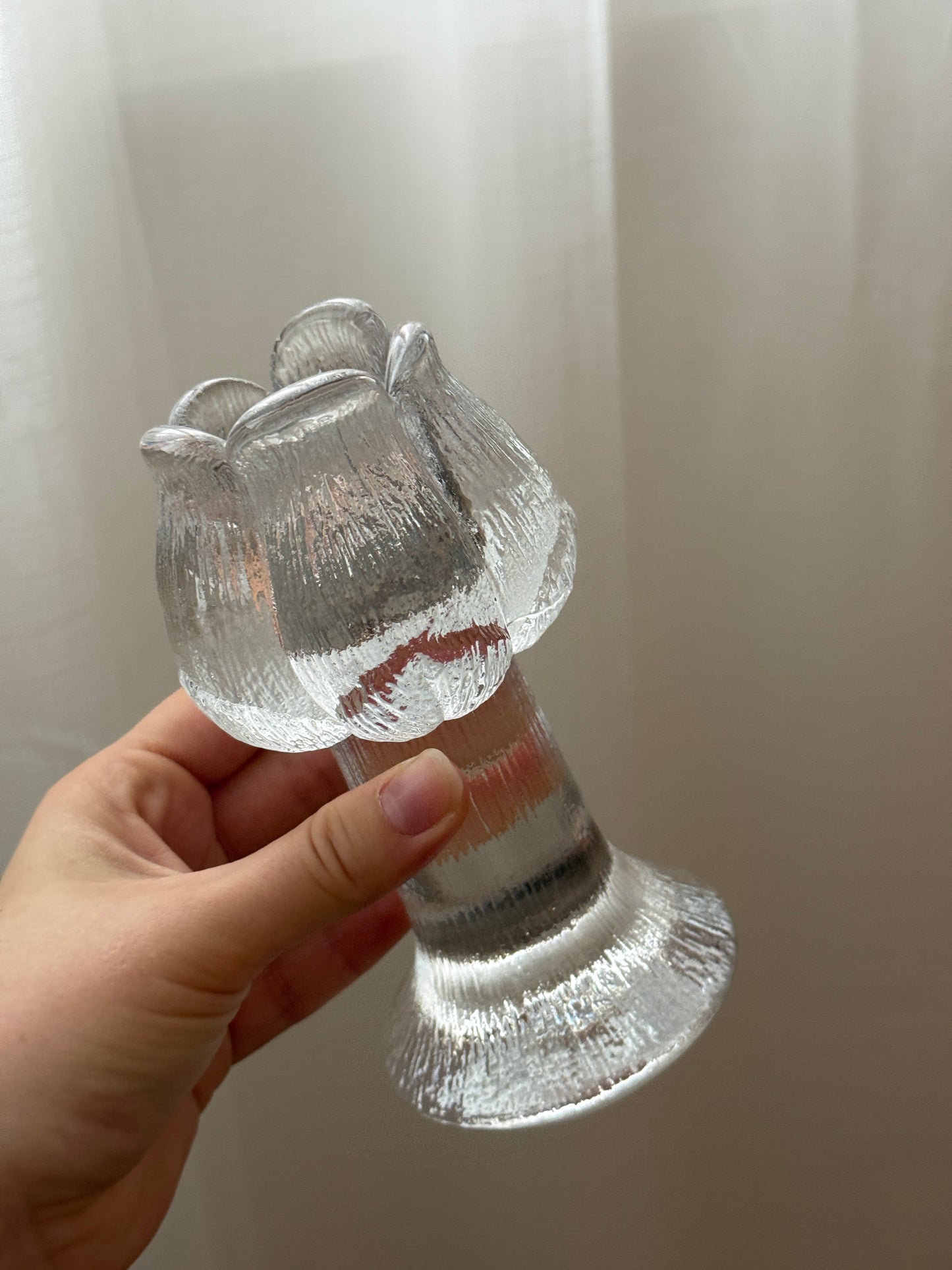 Tulipan fyrfadsstager, Kosta Boda