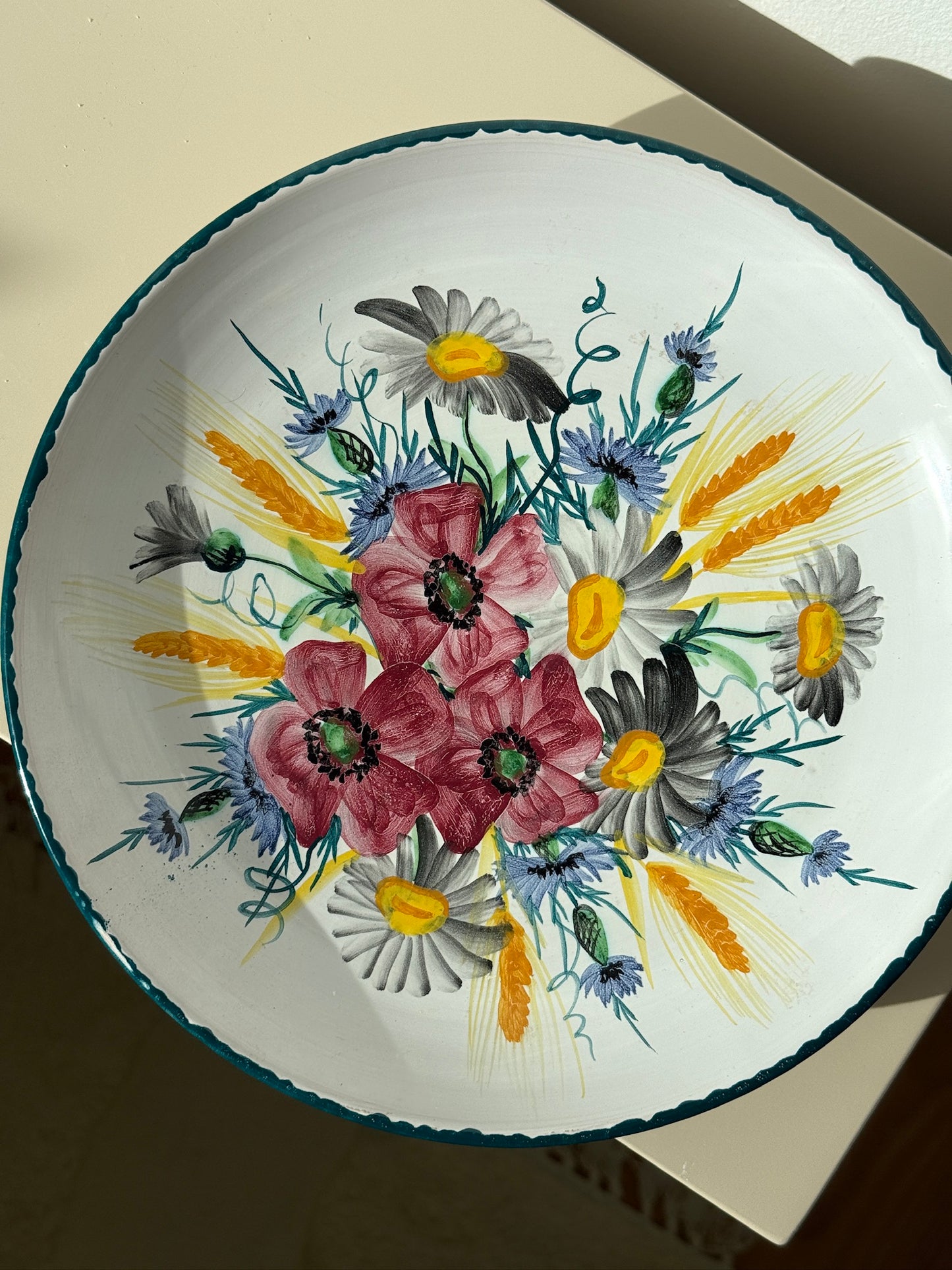 Håndmalet tallerkenophæng