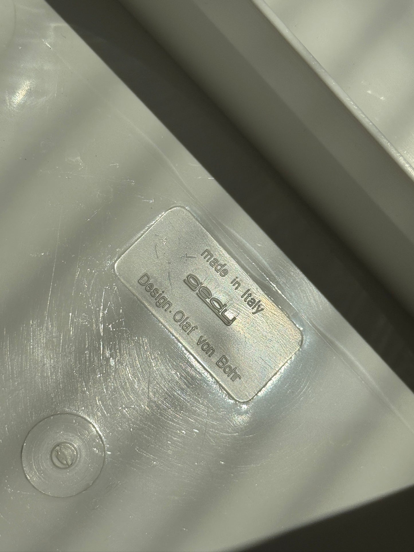 Italiensk design skammel af Olaf von Bohr for Gedy