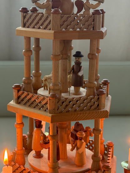 Erzgebirge julepyramide - original m. 4 etager