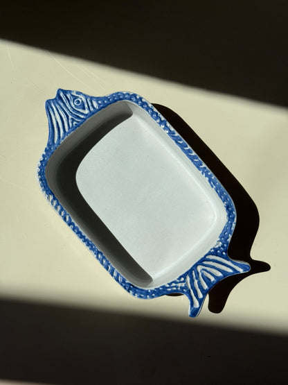 Fiskeskål – stentøj fra Tyskland