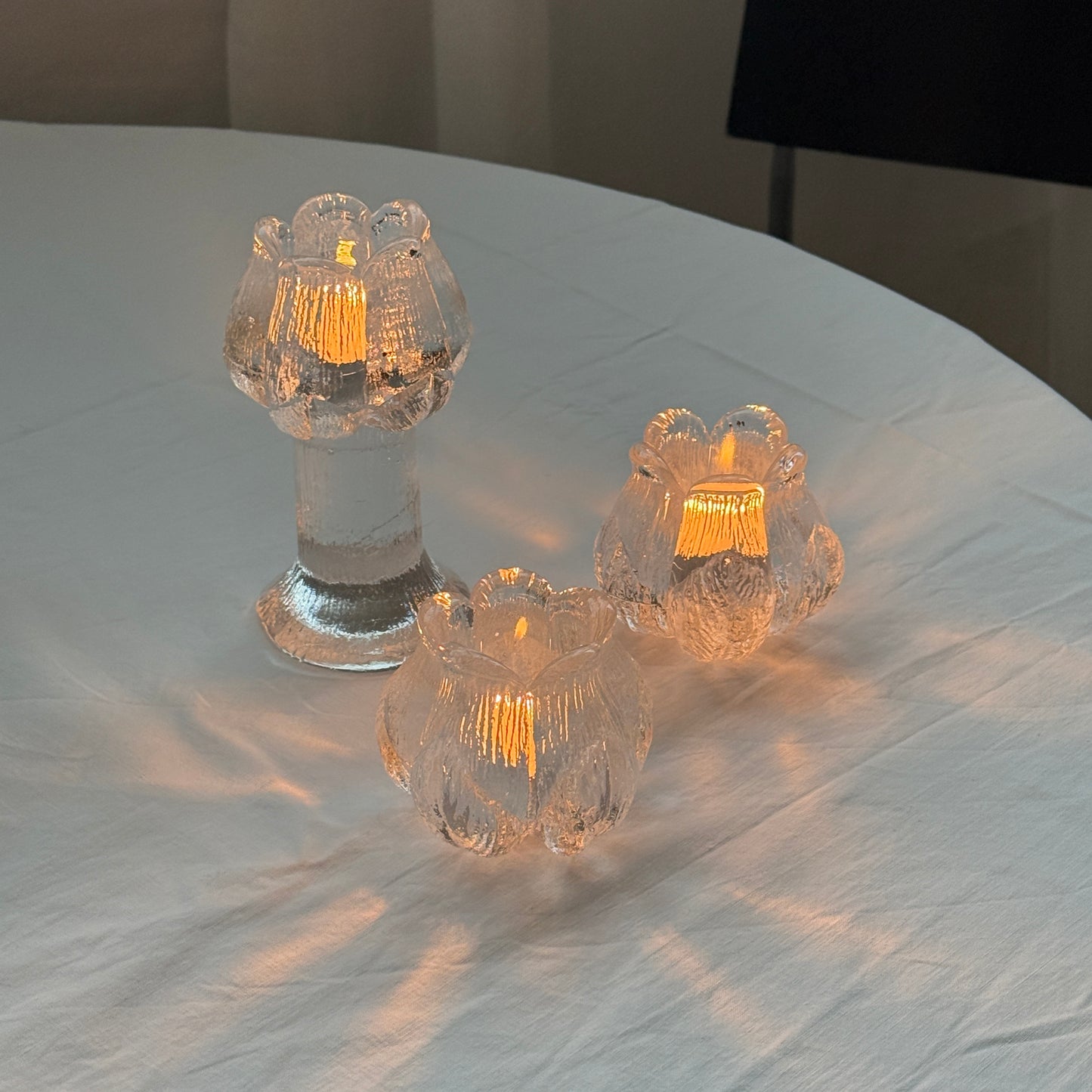 Tulipan fyrfadsstager, Kosta Boda