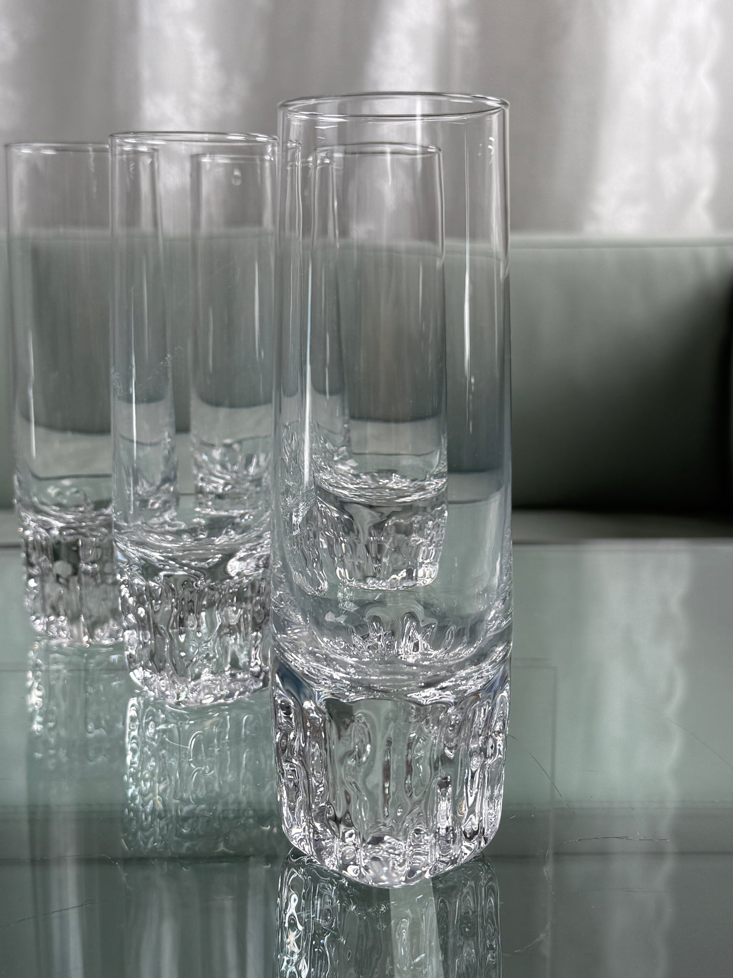 Chunky glas i forskellige størrelser
