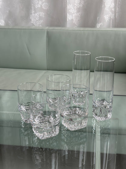 Chunky glas i forskellige størrelser