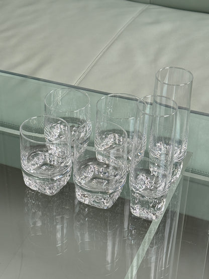 Chunky glas i forskellige størrelser