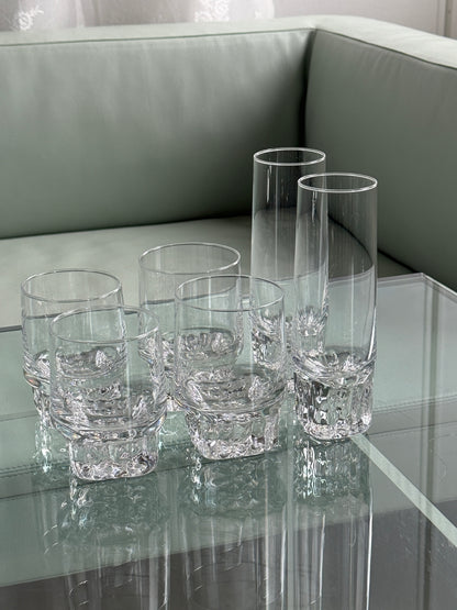 Chunky glas i forskellige størrelser