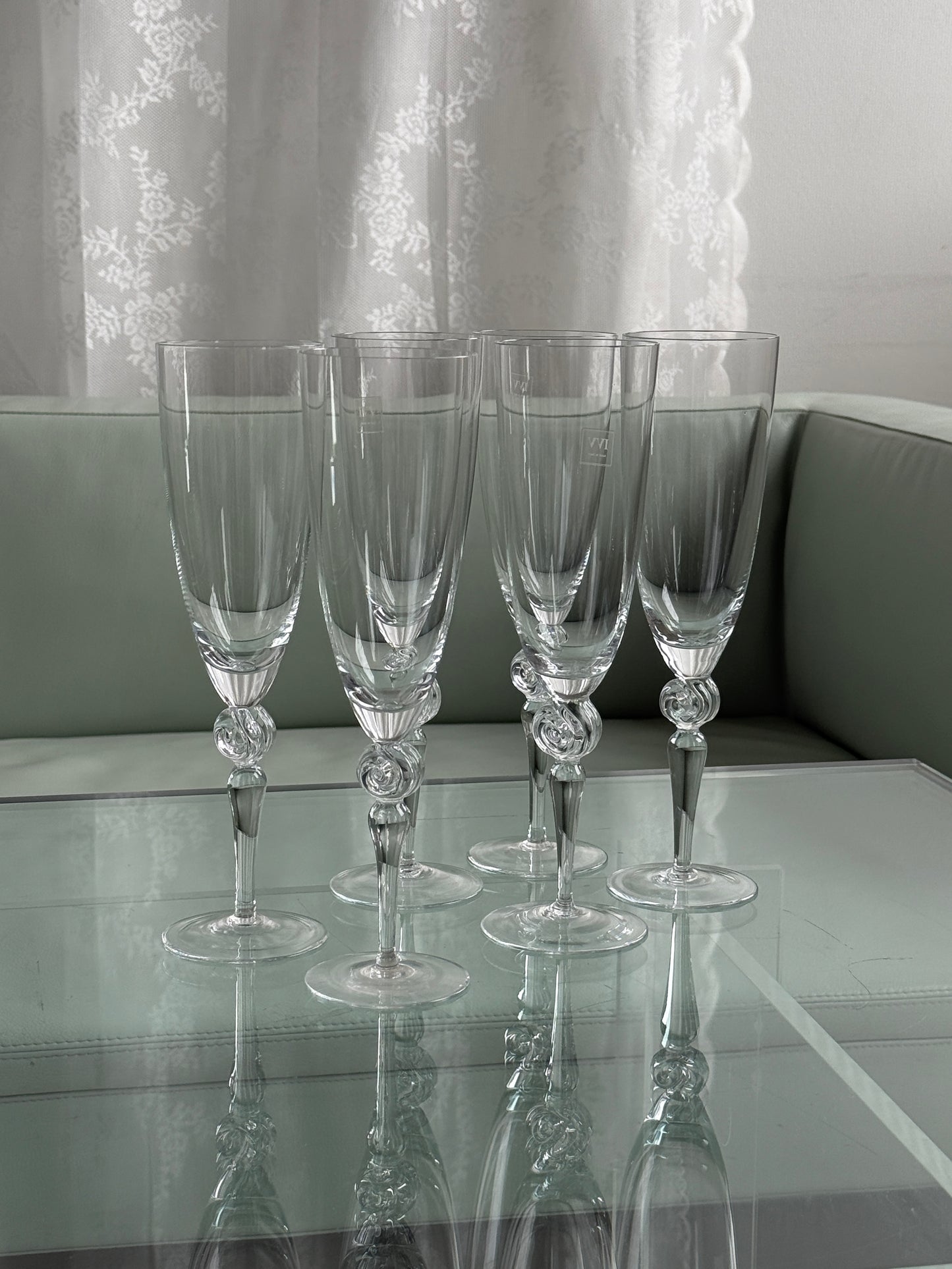 Italienske champagnefløjter, 12 stk.