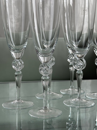 Italienske champagnefløjter, 12 stk.