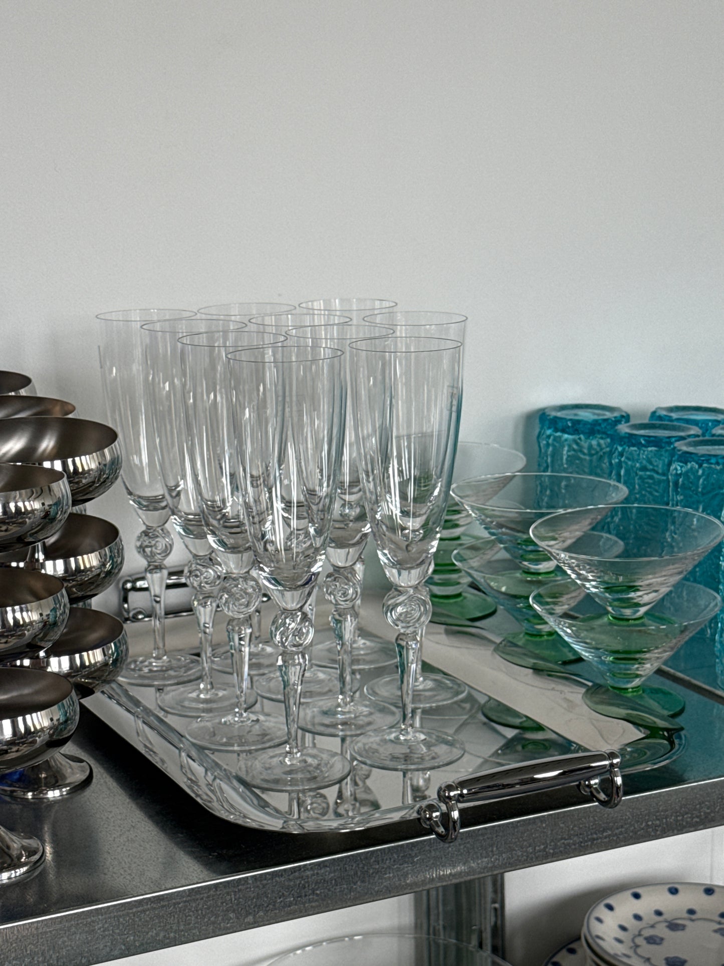 Italienske champagnefløjter, 12 stk.