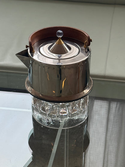 Fyrfadsvarmer i massivt glas