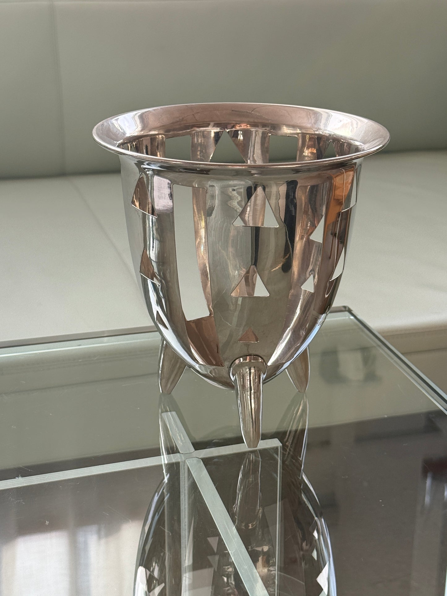 Vintage champagnekøler / citrusskål