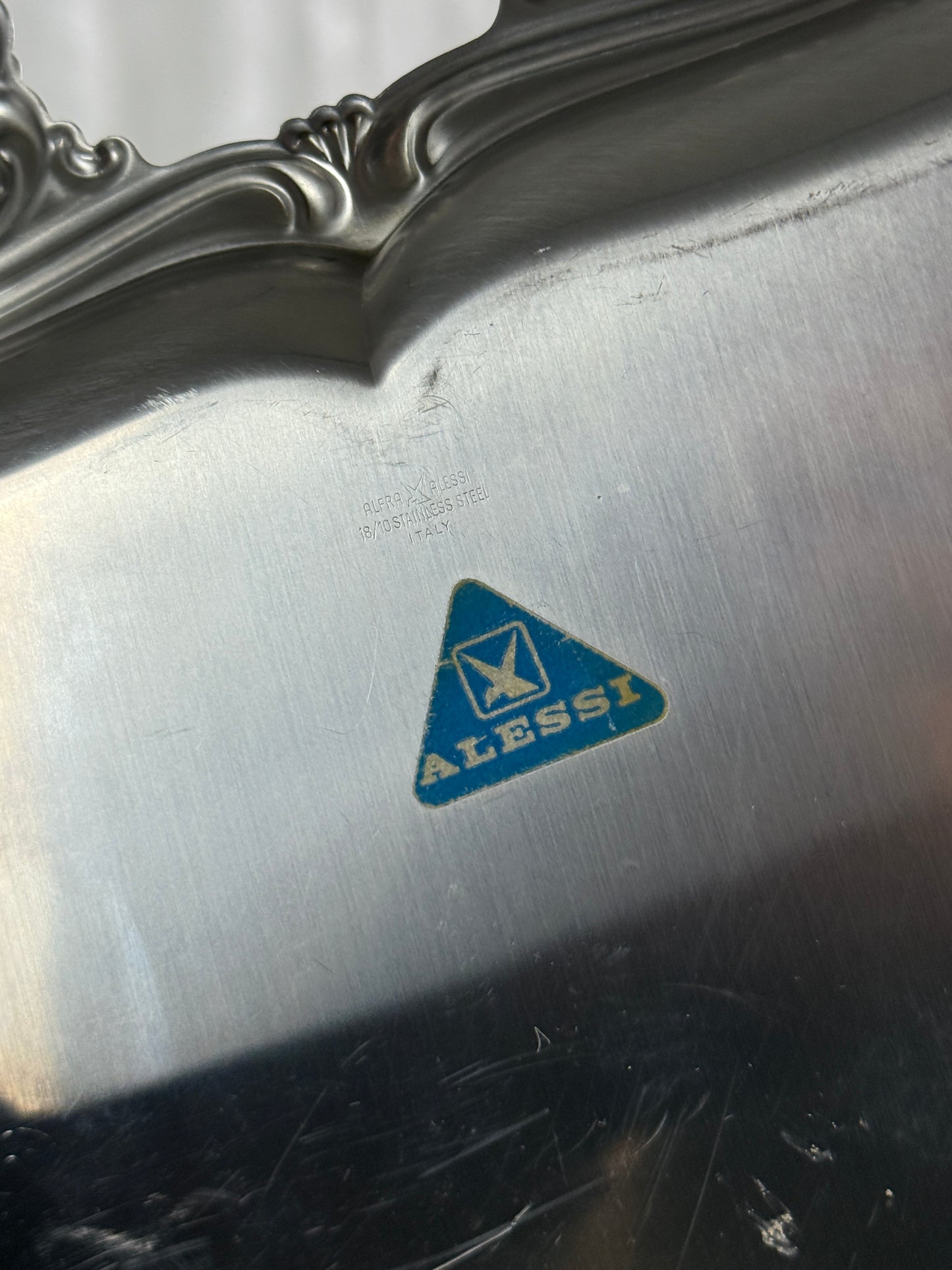 Alessi serveringsfade, to størrelser