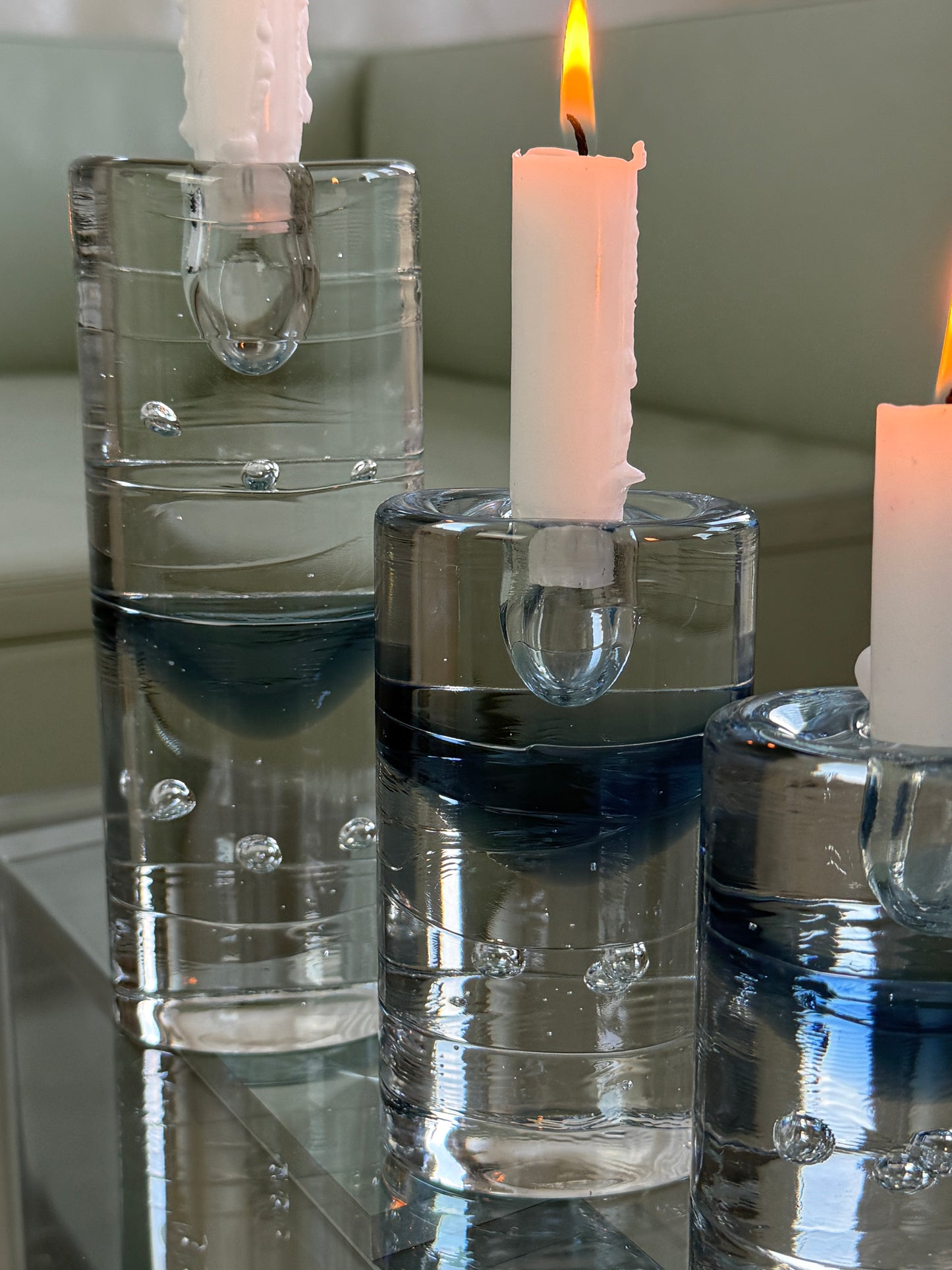 'Arktia' lysestager af Timo Sarpaneva, sæt á 3