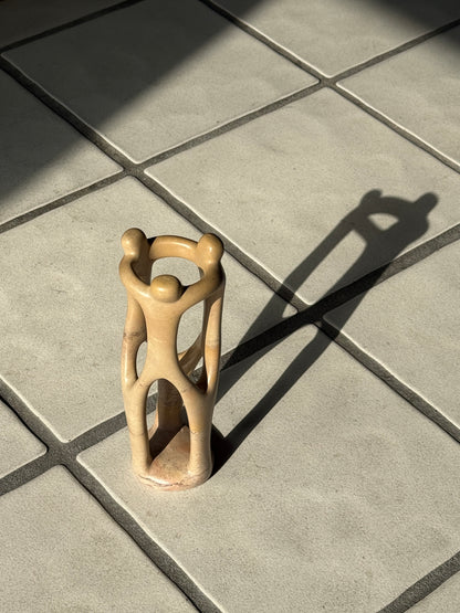 Skulpturel figur i fedtsten