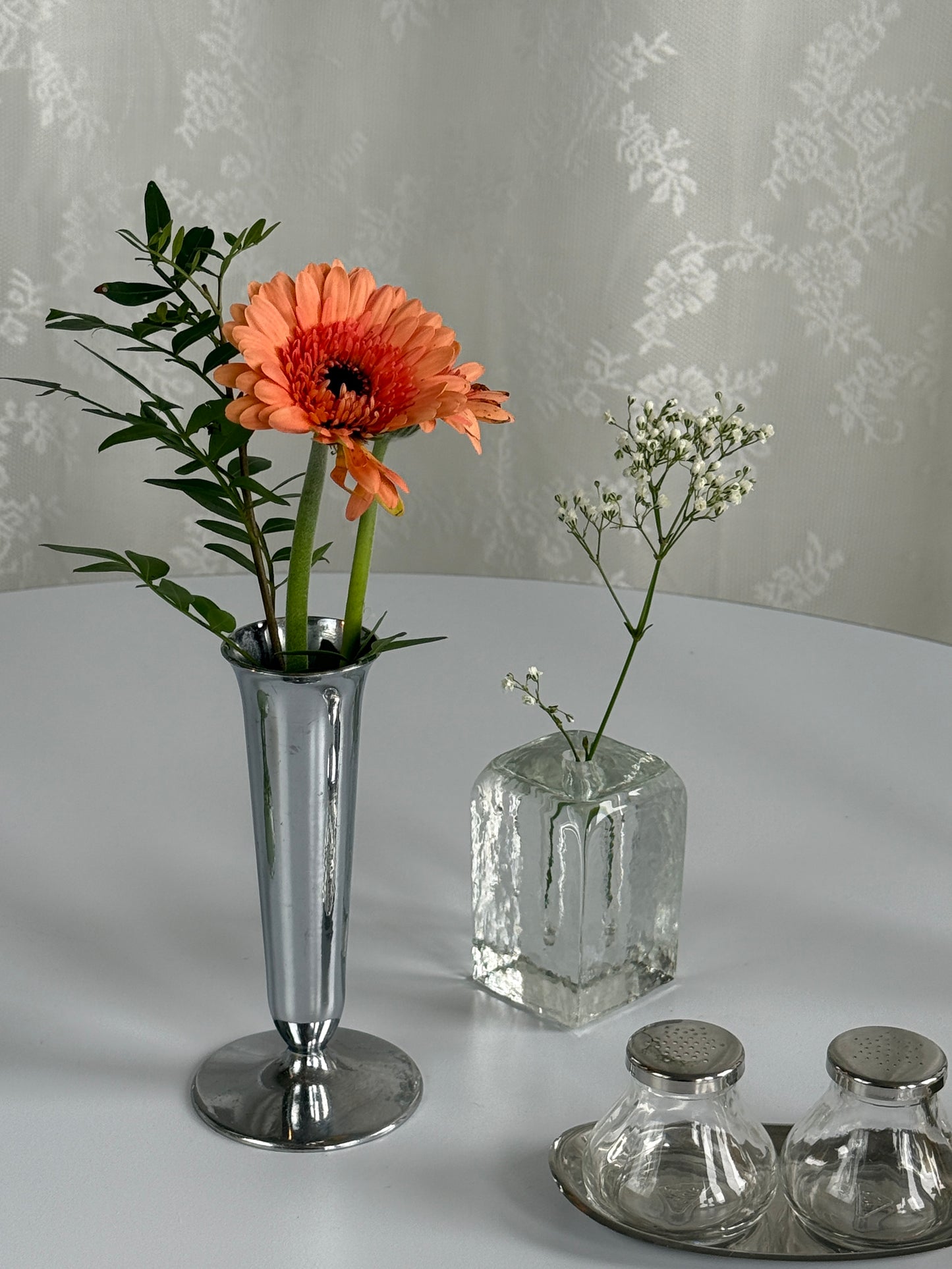 Vintage vase i metal