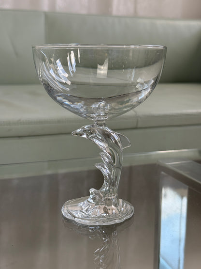Delfin champagneglas fra 1970’erne/80’erne – fransk vintage