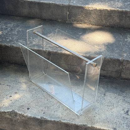 Plexiglas magasinholder, David Lange