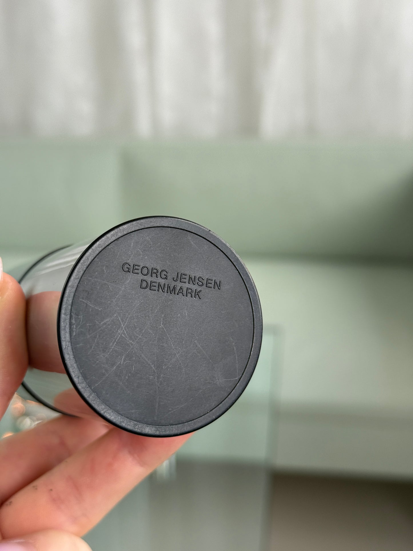 Georg Jensen salt - og pebersæt, rustfrit stål