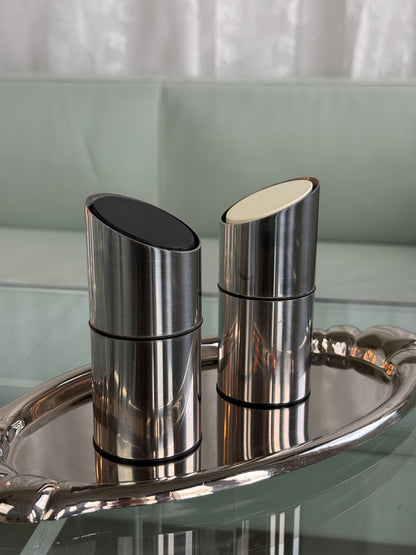 Georg Jensen salt - og pebersæt, rustfrit stål