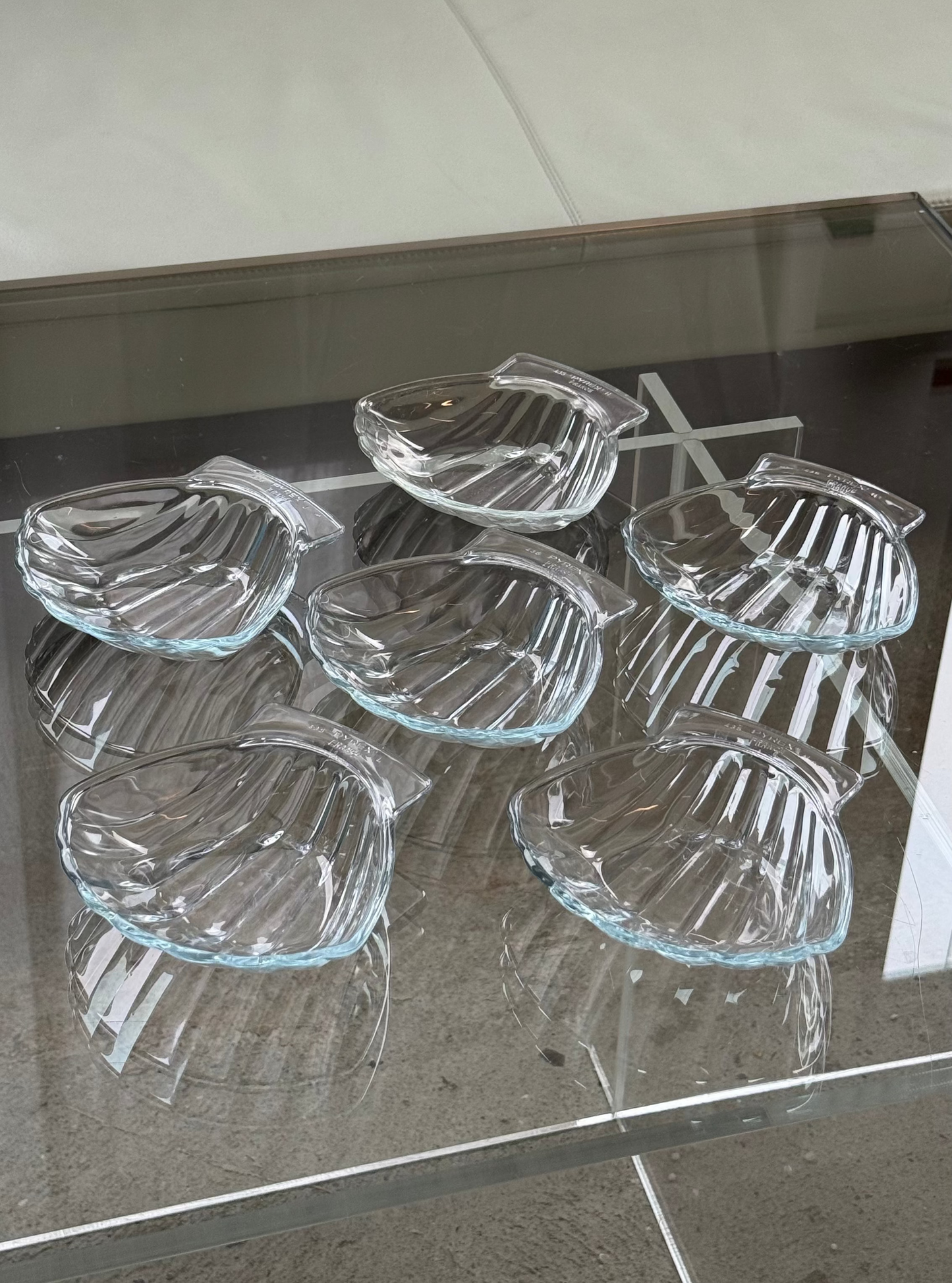 Muslingeskåle i glas, 6 stk.