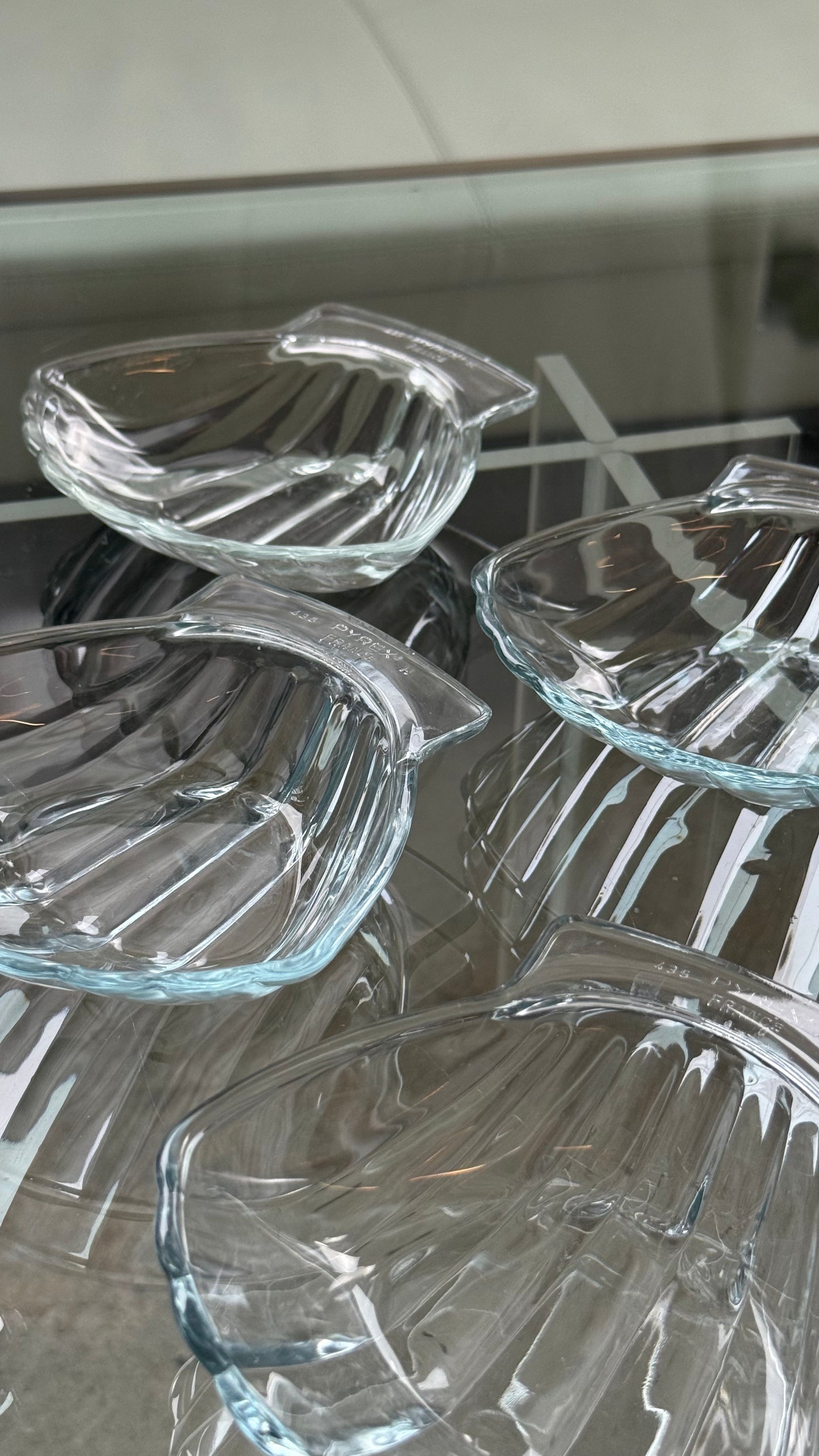 Muslingeskåle i glas, 6 stk.