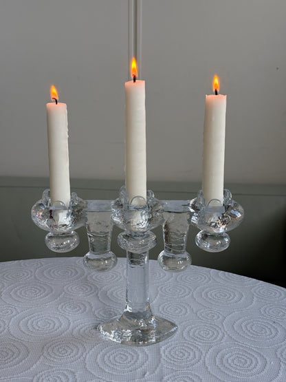 Lysestage i glas, Pukeberg