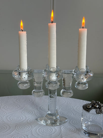 Lysestage i glas, Pukeberg