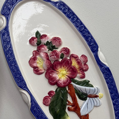 Italienske fajance ophæng med blomster