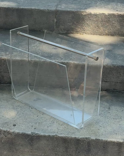 Plexiglas magasinholder, David Lange