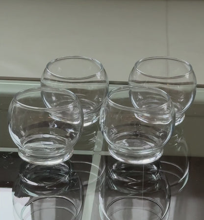 Whiskeyglas med vippeffekt, 4 stk.